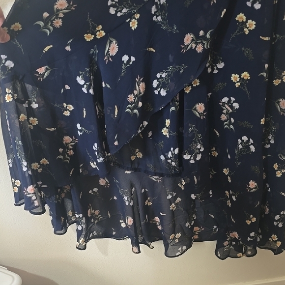 Floral Navy Dress By Apricot - Picture 7 of 8